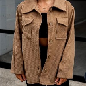 Shacket! Brand new! Beautiful oversized shacket.